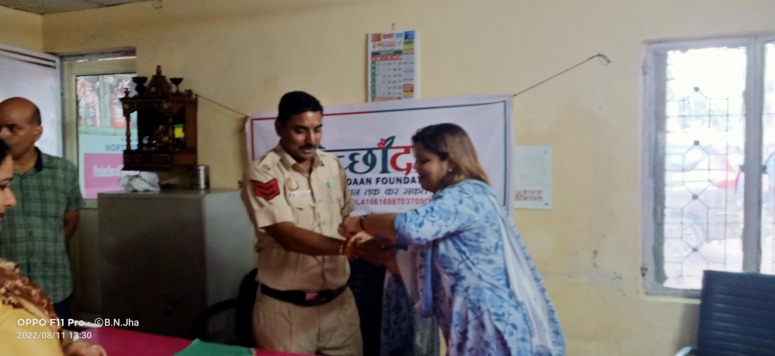 Raksha Bandhan Celebration with Delhi Police